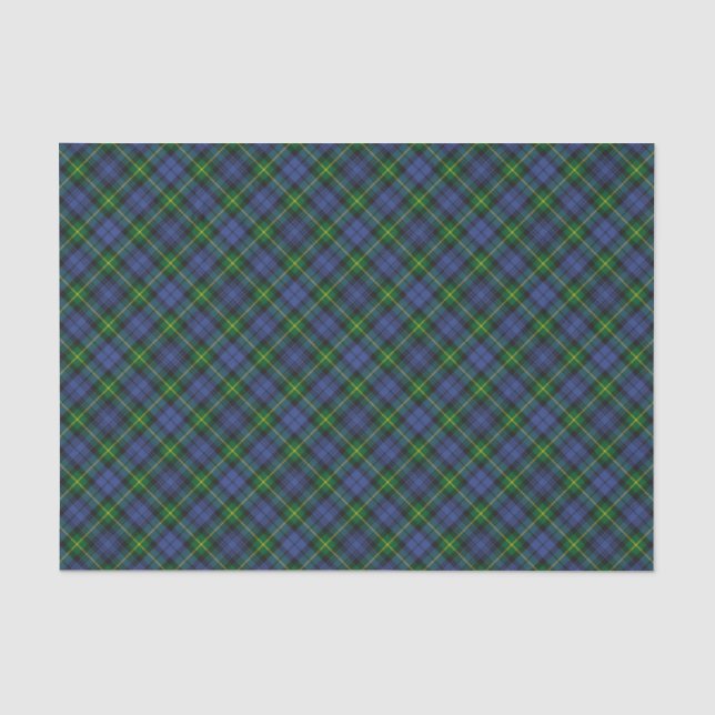 Clan Gordon Tartan Tissue Paper Seidenpapier (Vorderseite)