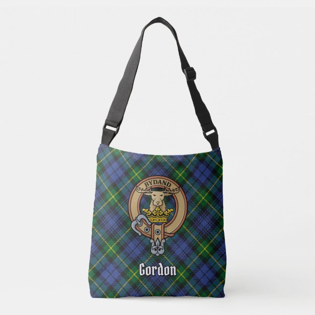 Clan Gordon Tartan Tragetaschen Mit Langen Trägern (Vorderseite)
