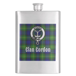 Clan Gordon Tartan Wappen Flachmann
