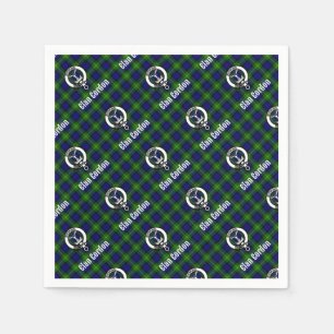 Clan Gordon Tartan Wappen Serviette