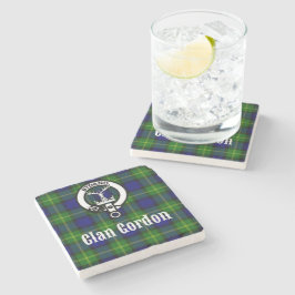 Clan Gordon Tartan Wappen Steinuntersetzer