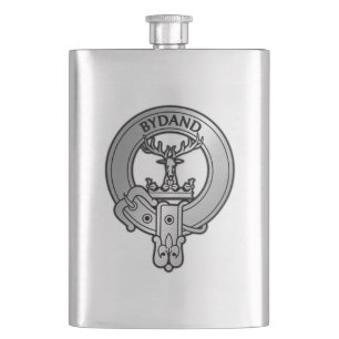 Clan Gordon Wappen Flachmann