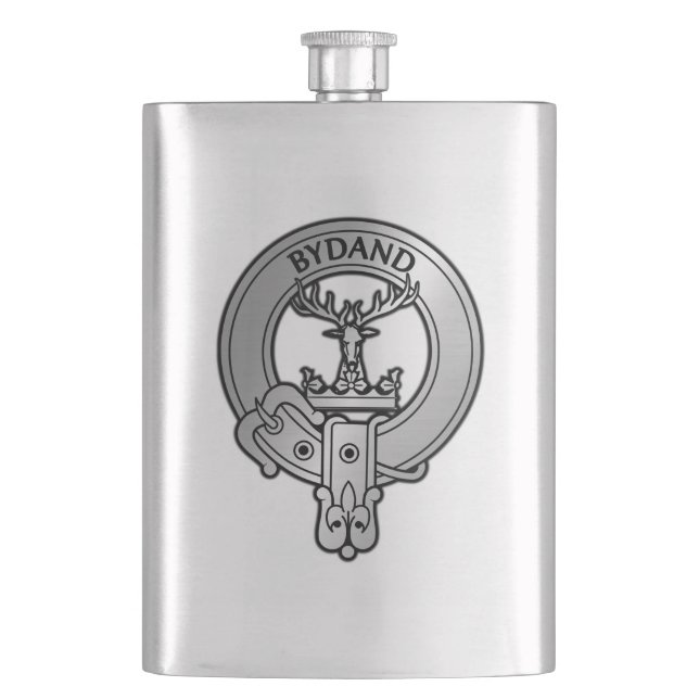 Clan Gordon Wappen Flachmann (Vorderseite)