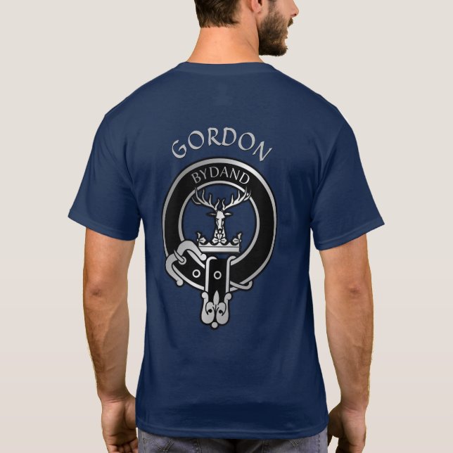Clan Gordon Wappen T - Shirt (Rückseite)