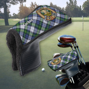 Clan Gordon Wappen über Dress Tartan Golf Headcover