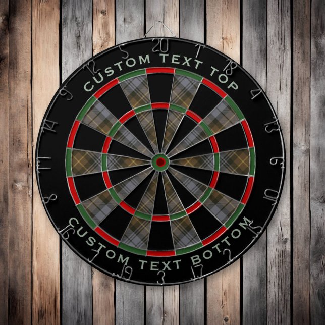 Clan Gordon Weathered Tartan Dart Board Dartscheibe (Von Creator hochgeladen)
