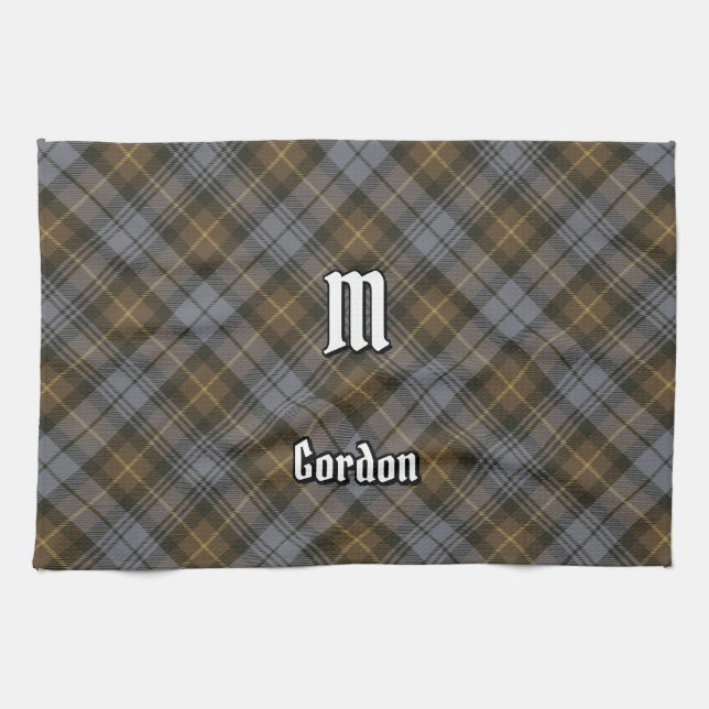 Clan Gordon Weathered Tartan Küchentuch (Horizontal)