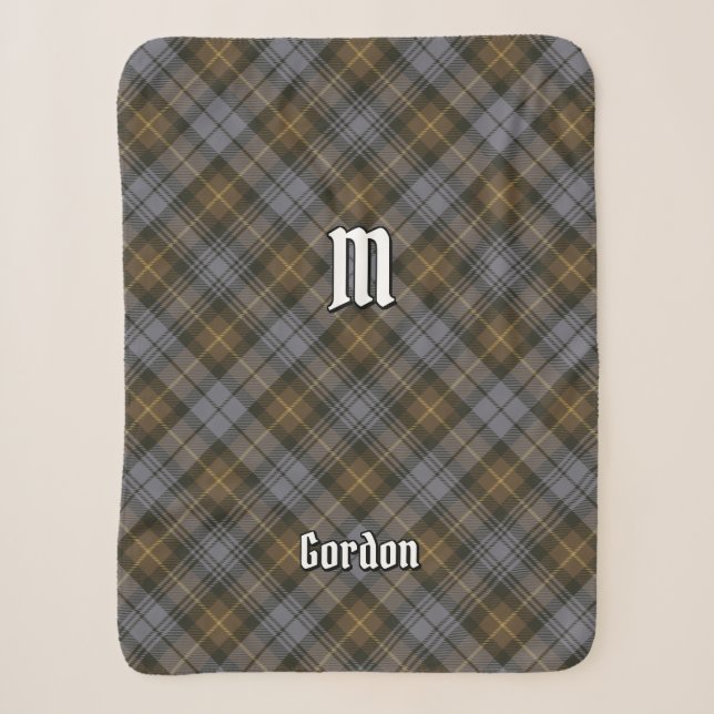 Clan Gordon Weathered Tartan Sherpa Blanket Sherpadecke (Vorderseite)