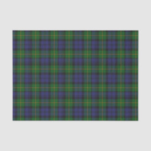 Clan-Gordontartan-kariertes Seidenpapier