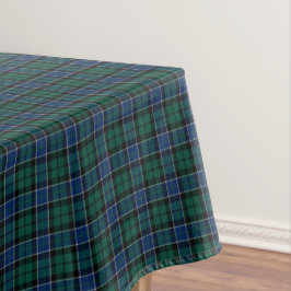 Clan Graham Blue und Green Scottish Tartan Tischdecke