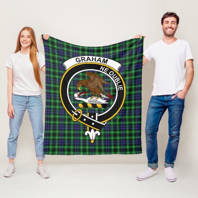 Clan Graham of Montrose Modern Tartan Kariert Fleecedecke (Beispiel)