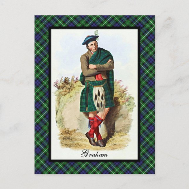 Clan Graham Scottish Dreams Postcard Postkarte (Vorderseite)