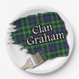 Clan Graham Scottish Tartan Paint Brush Pappteller