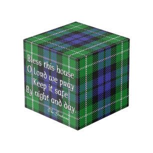 Clan Graham Tartan House Blessing Würfel