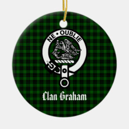 Clan Graham Wappen Abzeichen Personalisiert Keramik Ornament