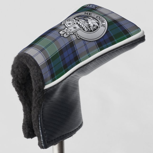 Clan Graham Wappen & Dress Tartan Golf Head Cover Golf Headcover (3/4 Vorderseite)
