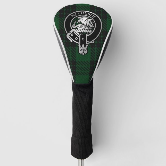 Clan Graham Wappen & Tartan Golf Head Cover Golf Headcover (Vorderseite)