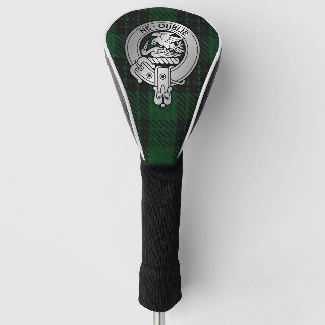 Clan Graham Wappen & Tartan Golf Headcover (Vorderseite)