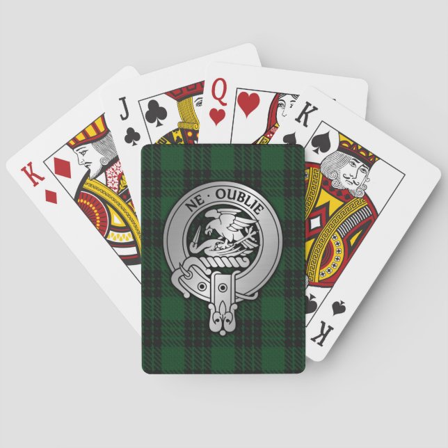 Clan Graham Wappen & Tartan Spielkarten (Rückseite)