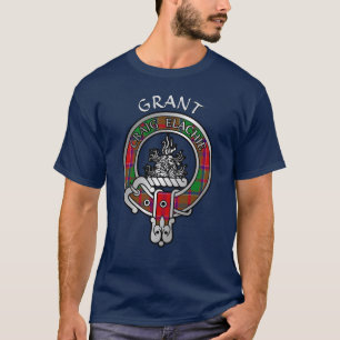 Clan Grant Crest & T-Shirt Tartan