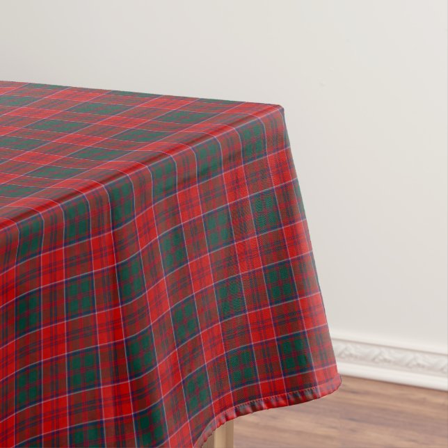Clan Grant Red, Green und Blue Scottish Tartan Tischdecke (Beispiel)
