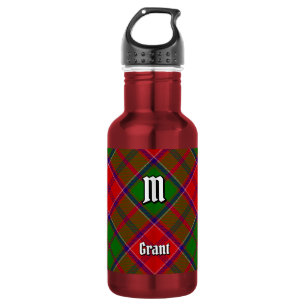 Clan Grant Tartan Edelstahlflasche