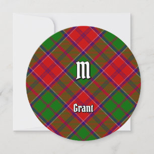Clan Grant Tartan Einladung