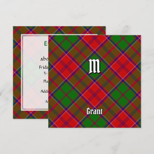 Clan Grant Tartan Einladung