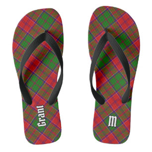 Clan Grant Tartan Flip Flops