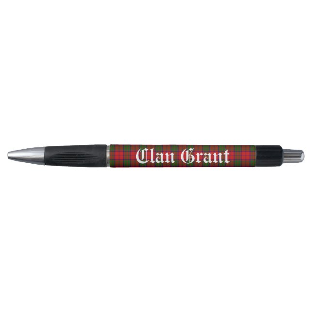 Clan Grant Tartan Kariert Kugelschreiber (Vorderseite)
