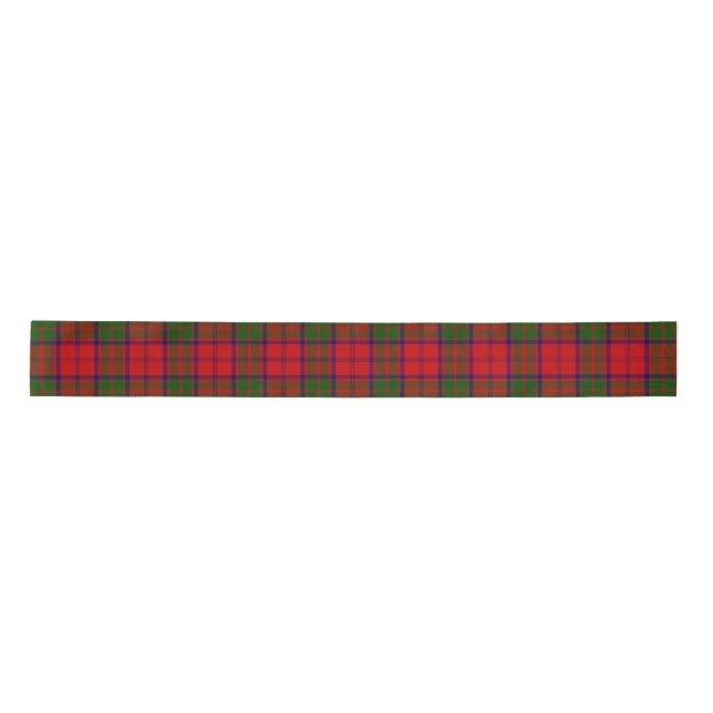 Clan Grant Tartan Kariert Satinband (Vorderseite)