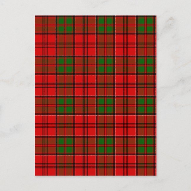 Clan Grant Tartan Postkarte (Vorderseite)