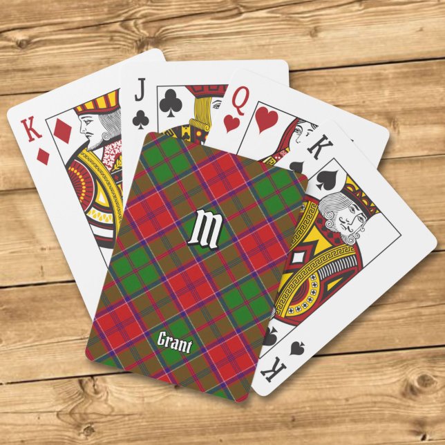 Clan Grant Tartan Spielkarten (Von Creator hochgeladen)