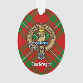 Clan Gregor Crest sur l'ornement du Tartan