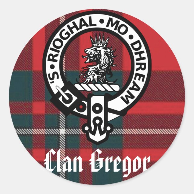 Clan Gregor Stickers (Vorderseite)