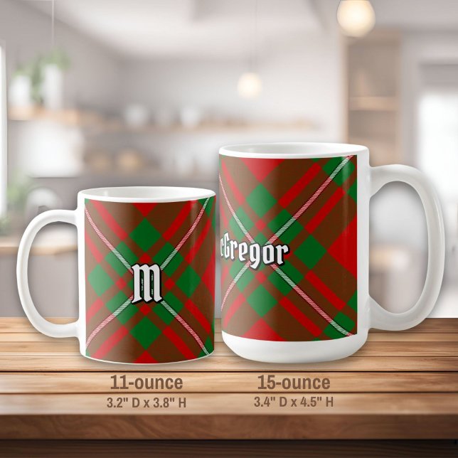 Clan Gregor Tartan Coffee Mug (Créateur téléchargé)