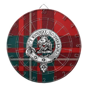 Clan Gregor/tartan de Cible de flechettes insigne