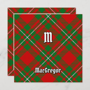 Clan Gregor Tartan Einladung