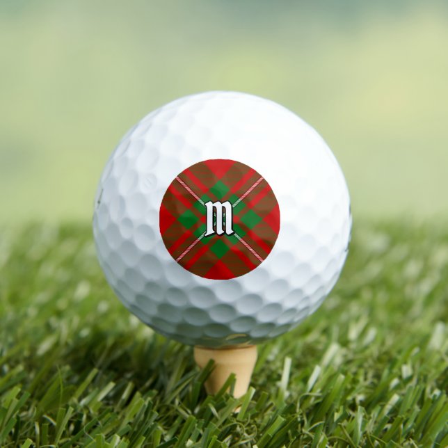 Clan Gregor Tartan Golf Balls Golfball (Insitu T-Shirt)