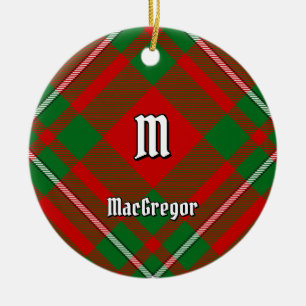 Clan Gregor Tartan Keramik Ornament