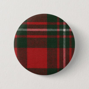 Clan Gregor Tartan-Knopf Button