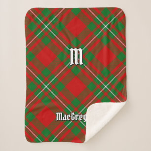 Clan Gregor Tartan Sherpa Blanket Sherpadecke