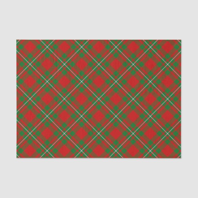Clan Gregor Tartan Tissue Paper Seidenpapier (Vorderseite)