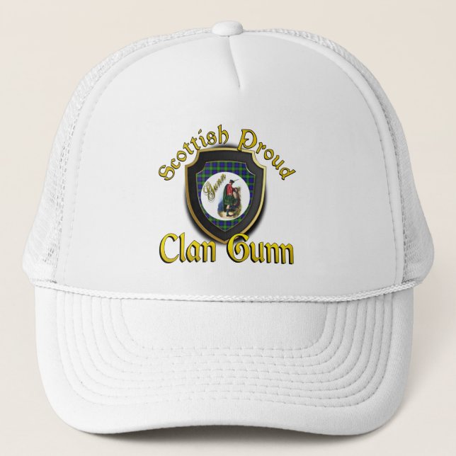 Clan Gunn Scottish Dynasty Cap Truckerkappe (Vorderseite)