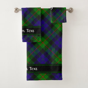 Clan Gunn Tartan Badetuch Set