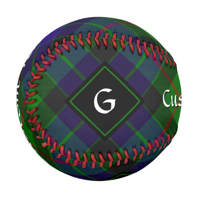 Clan Gunn Tartan Baseball (Vorderseite Links)