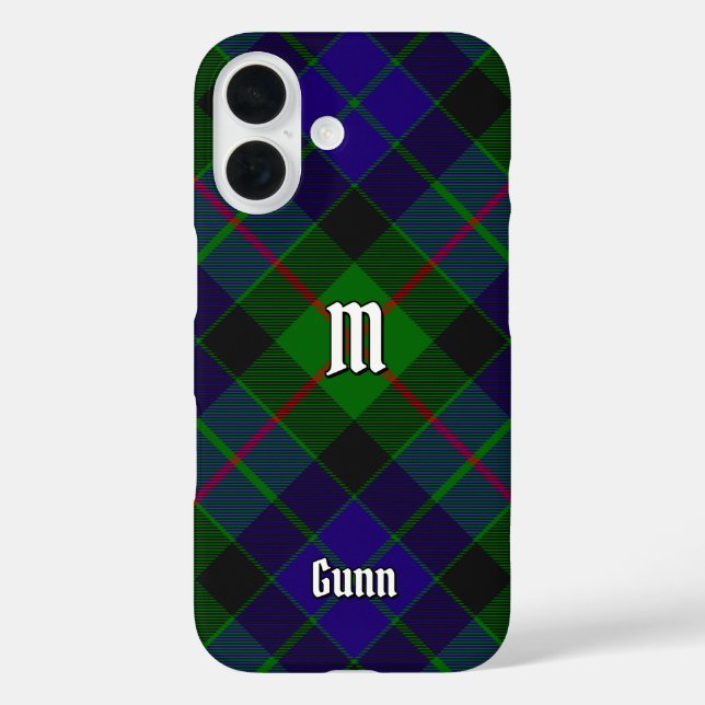 Clan Gunn Tartan Case-Mate iPhone Case (Rückseite)