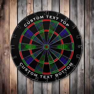 Clan Gunn Tartan Dart Board Dartscheibe