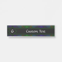 Clan Gunn Tartan Door Sign