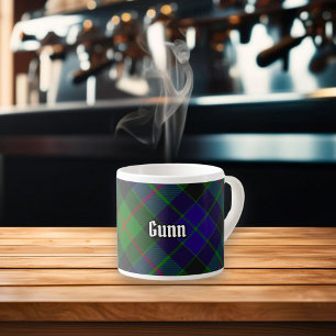 Clan Gunn Tartan Espresso Cup Espressotasse